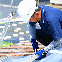 福井県鯖江市　屋根修繕　カバー工法　2021年6月